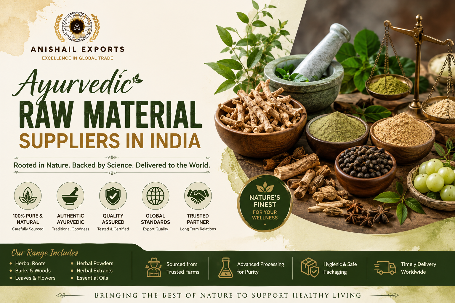 - Ayurvedic Raw Material Suppliers in India